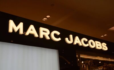CNC Engraved Acrylic Front and Side Lit Channel Letters For Marc Jacobs