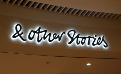 Common Metal Backlit Channel Letters For And Other Stories