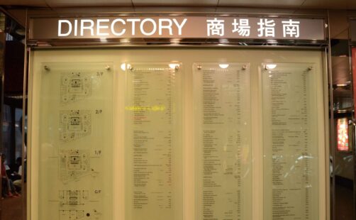 Directory Signs