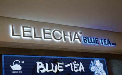 Luxury Metal Backlit Channel Letters For LeLeCha