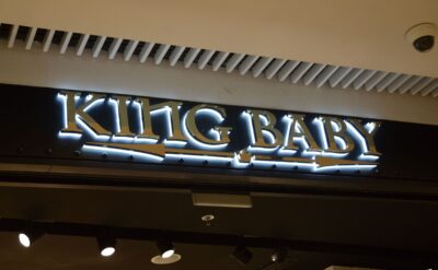 Luxury Metal Backlit Channel Letters For King Baby