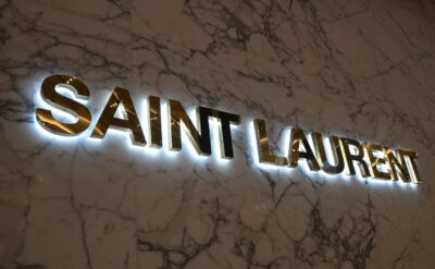 Luxury Metal Backlit Channel Letters For Saint Laurent