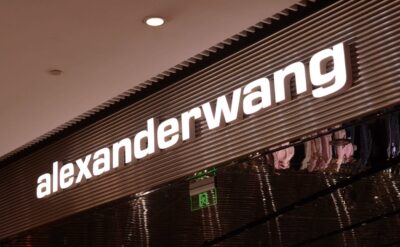 Metal Front Lit Trimless Channel Letters For Alexander Wang