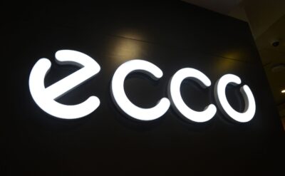 Metal Front Lit Trimless Channel Letters For Ecco
