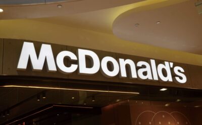 Metal Front Lit Trimless Channel Letters For Mcdonalds