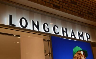 Side Lit Channel Letters With Black Acrylic Front Surface For Longchamp