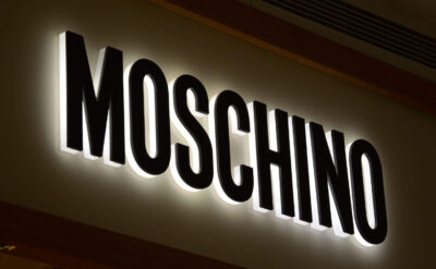 Side Lit Channel Letters With Black Acrylic Front Surface For Moschino