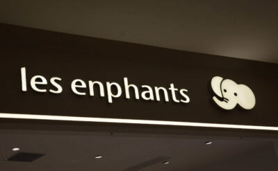 Acrylic Front Lit Channel Letters For Les Enphants