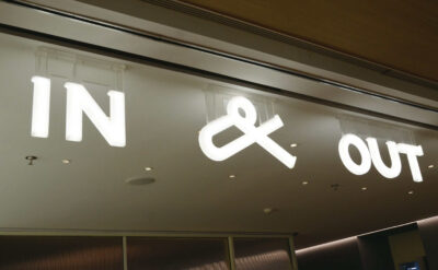 CNC Engraved Acrylic Front and Side Lit Channel Letters For In & Out