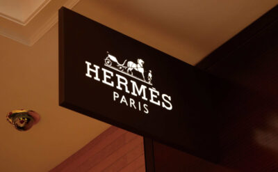 Double Sided Light Box Signs For Hermès