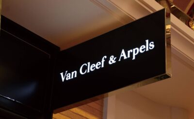 Double Sided Light Box Signs For Van Cleef & Arpels