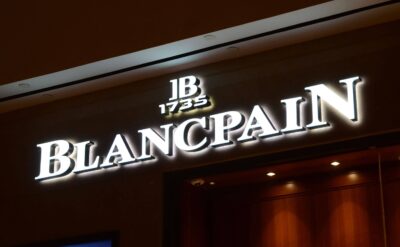 Metal Front and Backlit Channel Letters For Blancpain