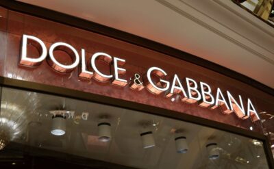 Metal Front Lit Channel Letters With Face Return For Dolce & Gabbana