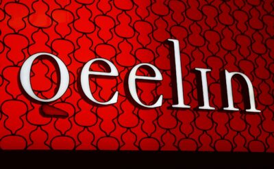 Metal Front Lit Channel Letters With Face Return For Qeelin