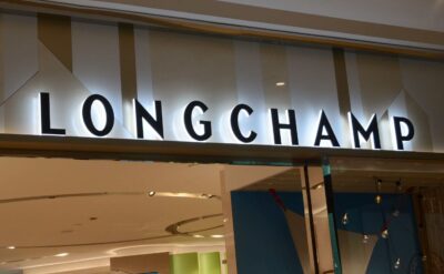 Side Lit Channel Letters With Black Acrylic Front Surface For Longchamp