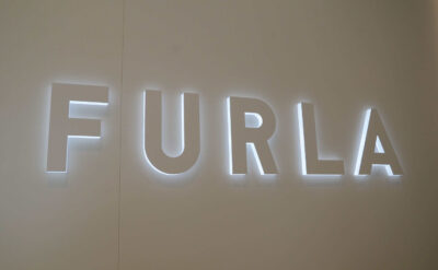 Side Lit Channel Letters With Metal Front Surface For Furla
