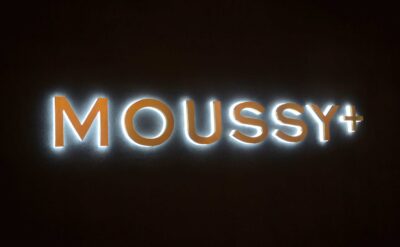 Side Lit Channel Letters With Metal Front Surface For Moussy Plus