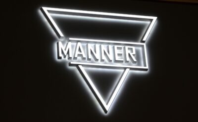 Acrylic Front And Backlit Channel Letters For Manner Coffee