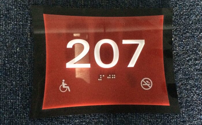 Acrylic Braille Signs