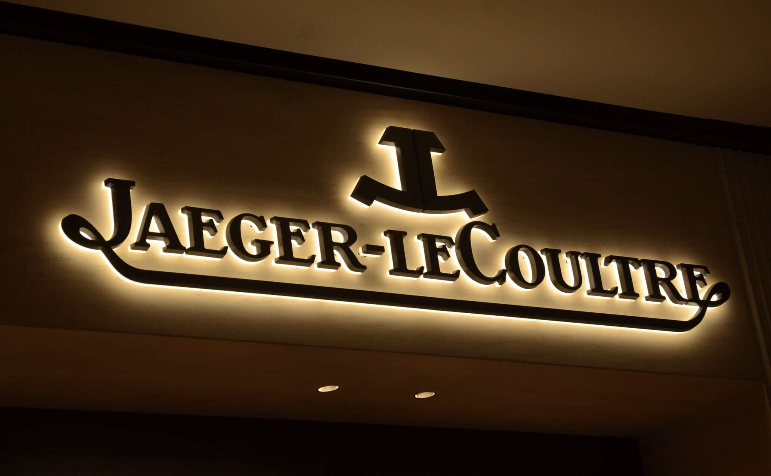 Acrylic Backlit Channel Letters For Jaeger-LeCoultre