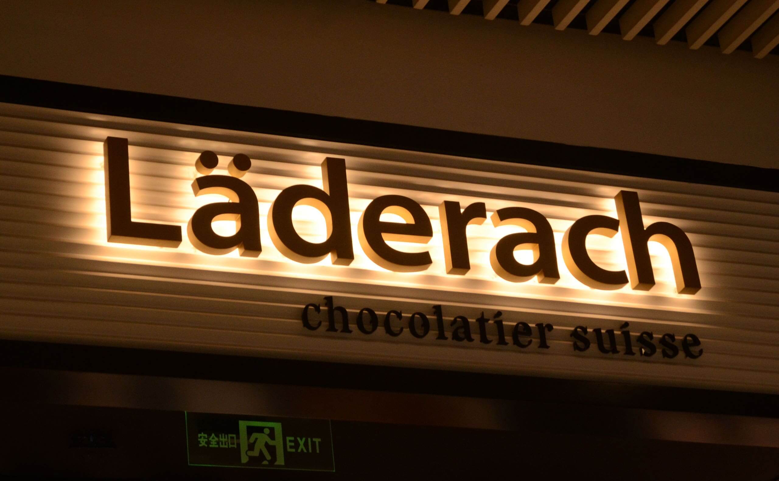 Common Metal Backlit Channel Letters For Laderach