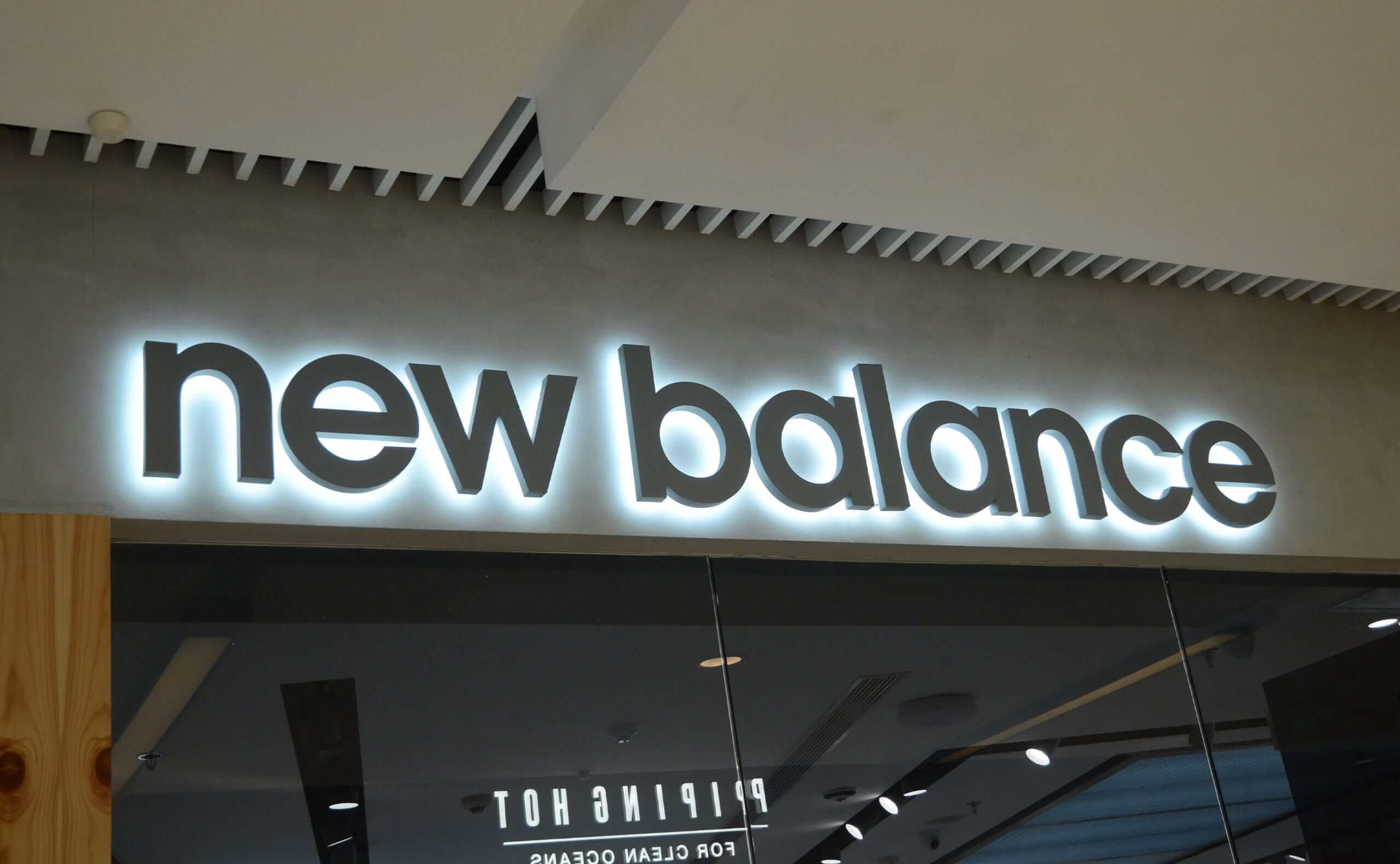 Common Metal Backlit Channel Letters For New Balance
