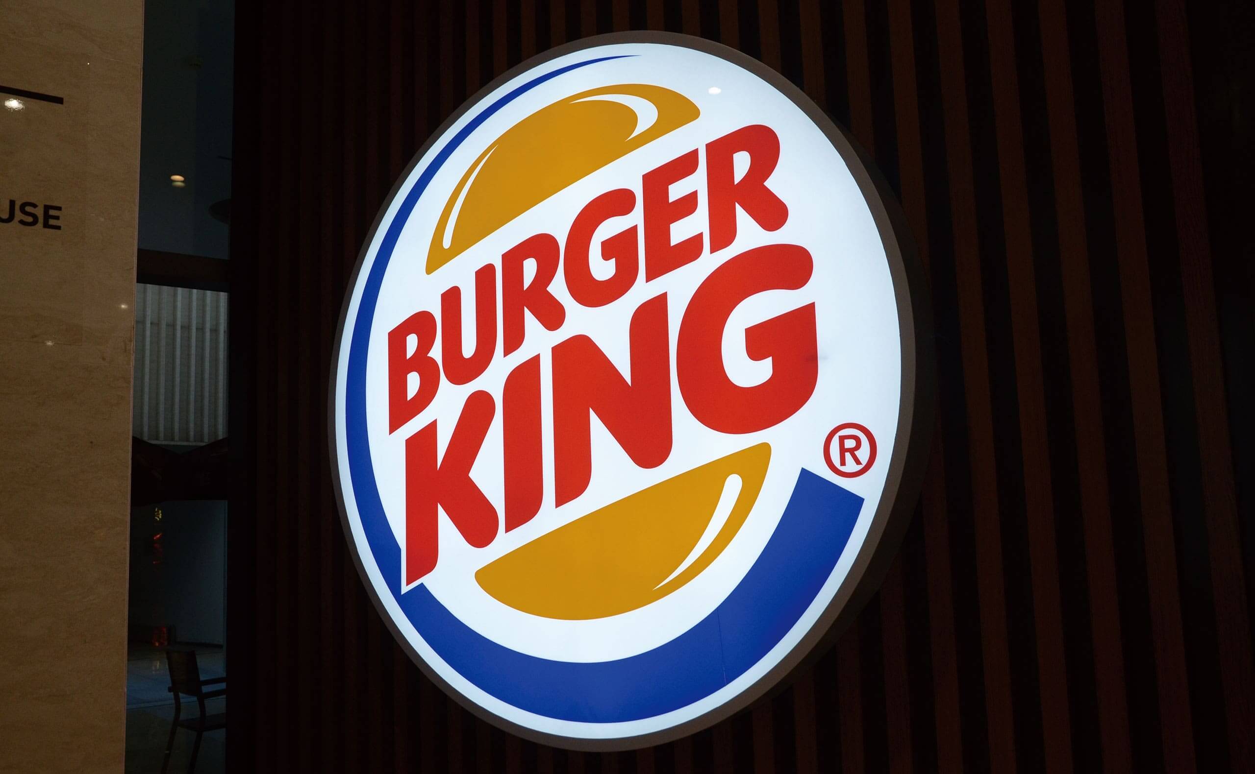 Single Sided Light Box Signs For Burger King