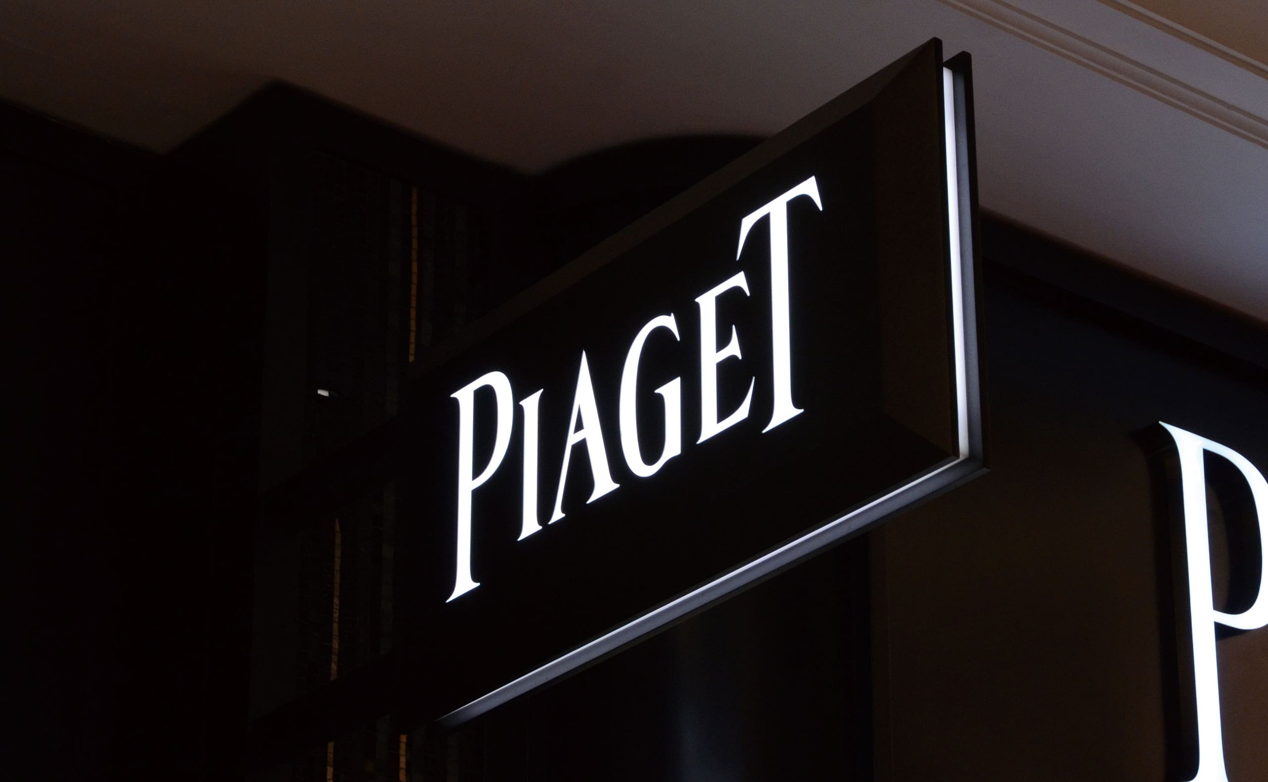 Double Sided Light Box Signs For Piaget