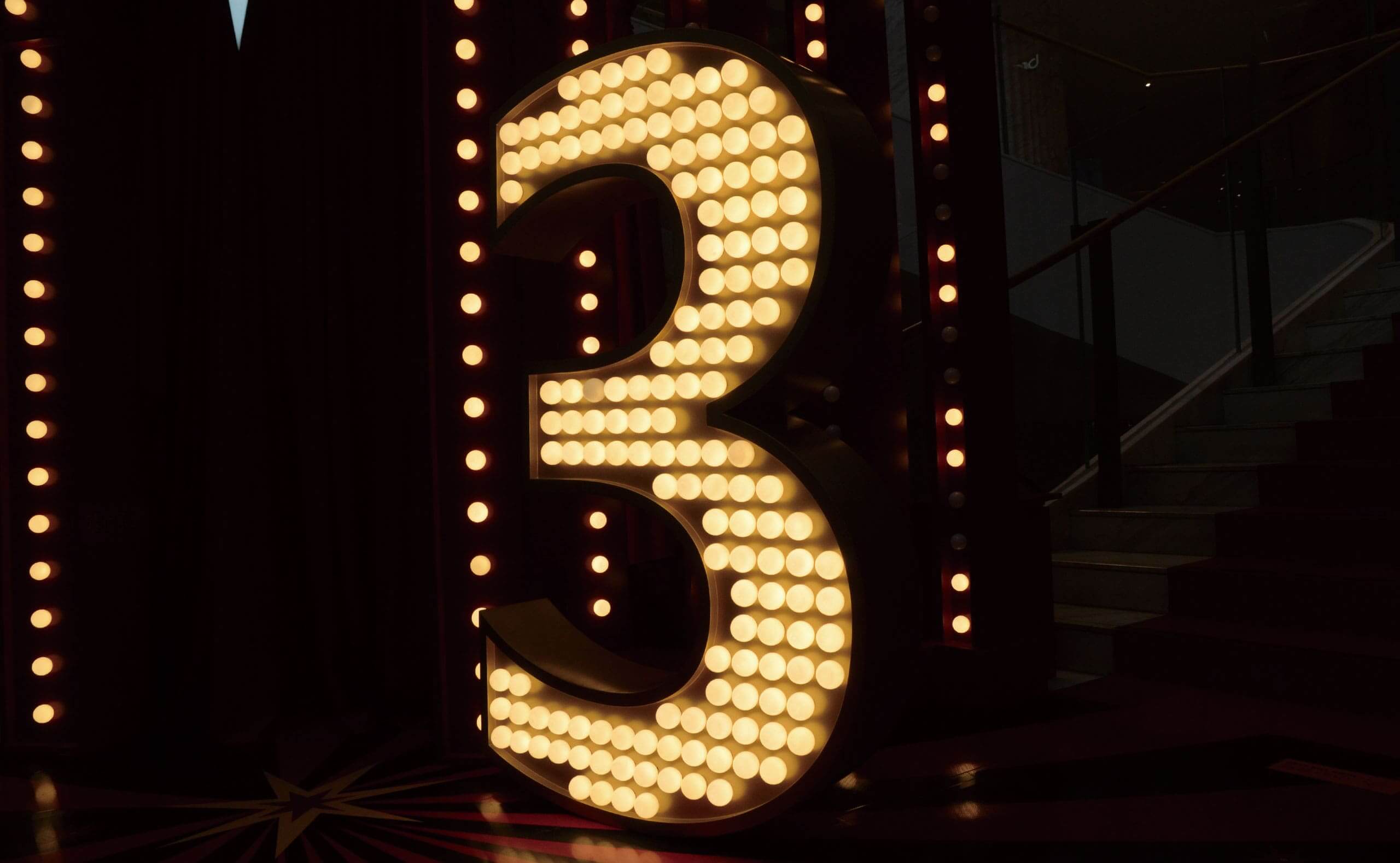 Marquee Light Bulb Letters For 3