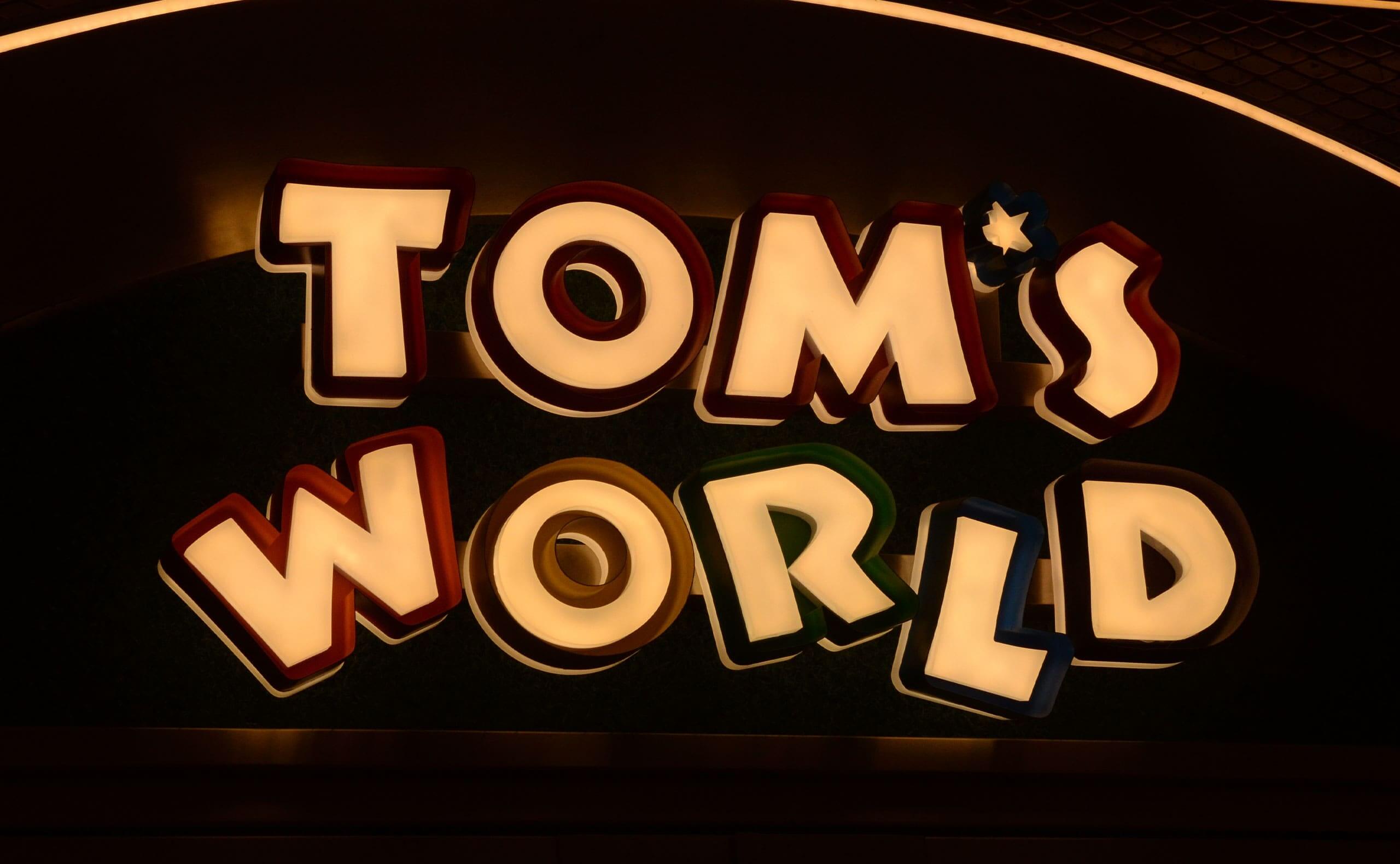 Metal Front and Backlit Channel Letters For Tom's World