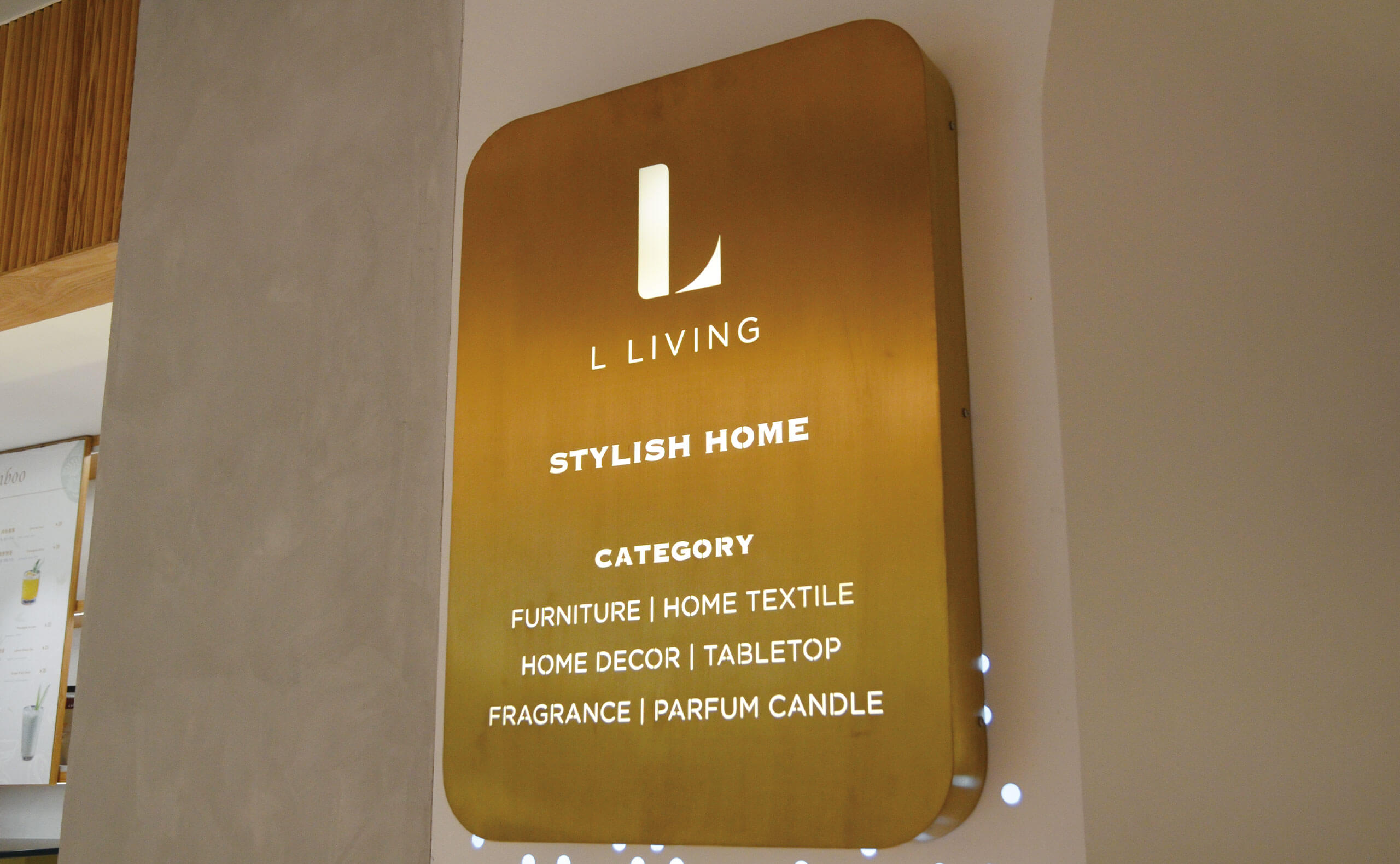 Single Sided Light Box Signs For L Living