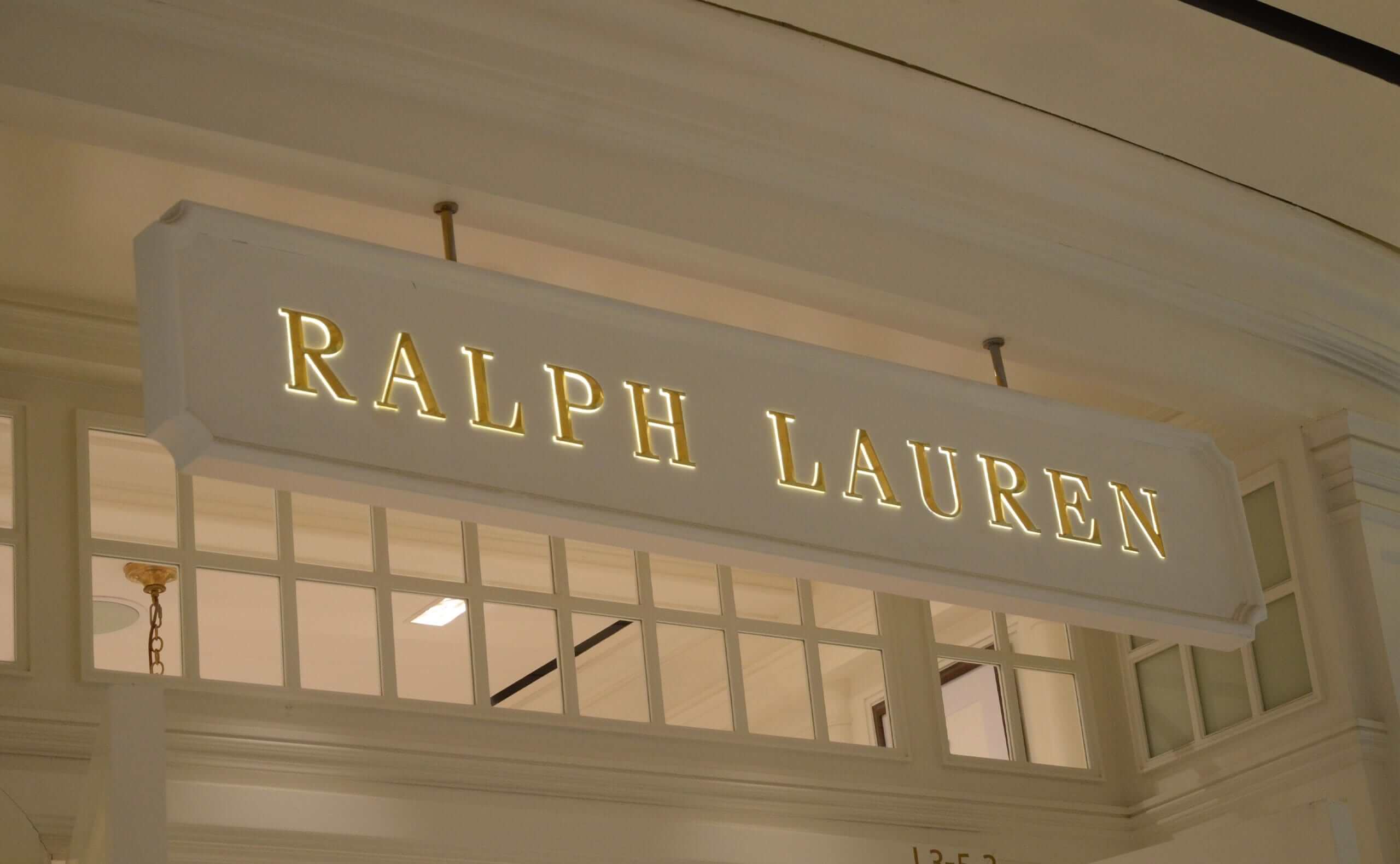 Single Sided Light Box Signs For Ralph Lauren
